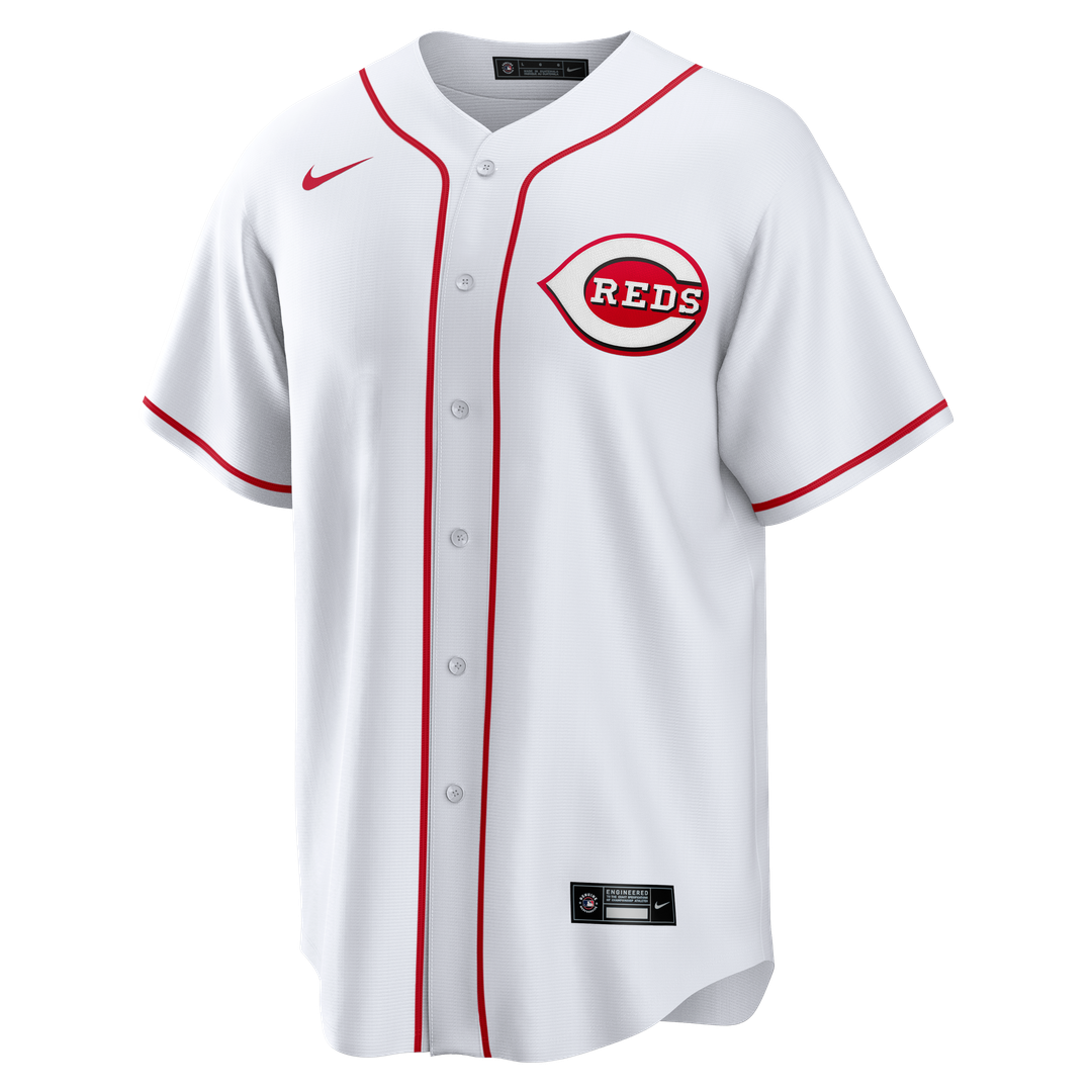 Cincinnati Reds White Home Big & Tall Replica Jersey