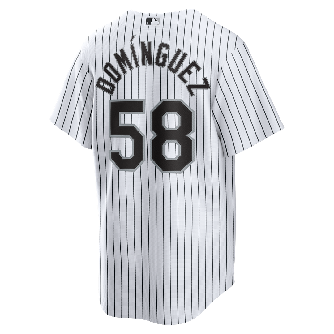 Chicago White Sox Seranthony Domínguez White Home Replica Jersey