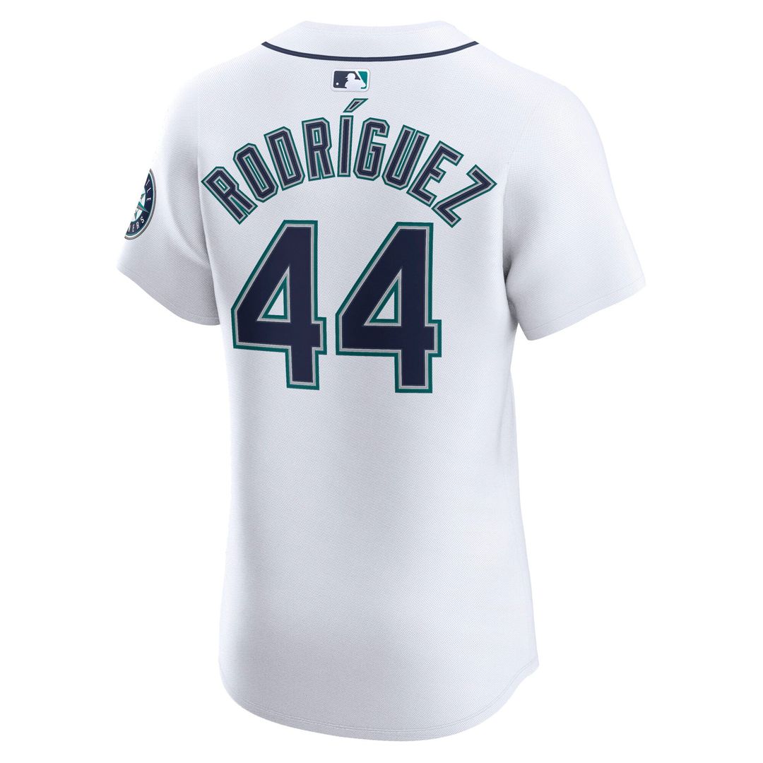 Seattle Mariners Julio Rodríguez White Home Elite Jersey