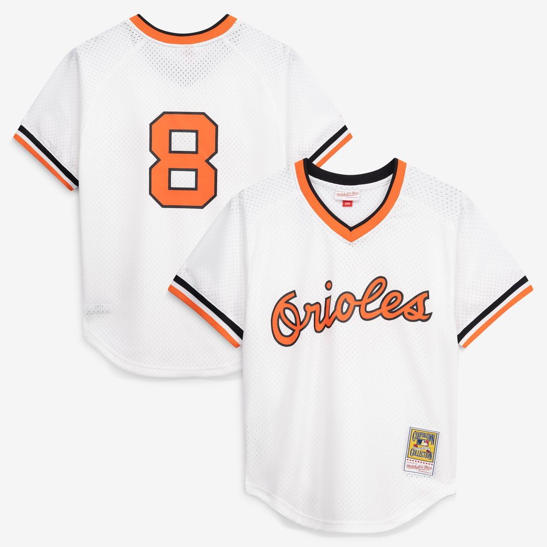Baltimore Orioles Cal Ripken Jr. Orange Authentic Batting Practice Jersey