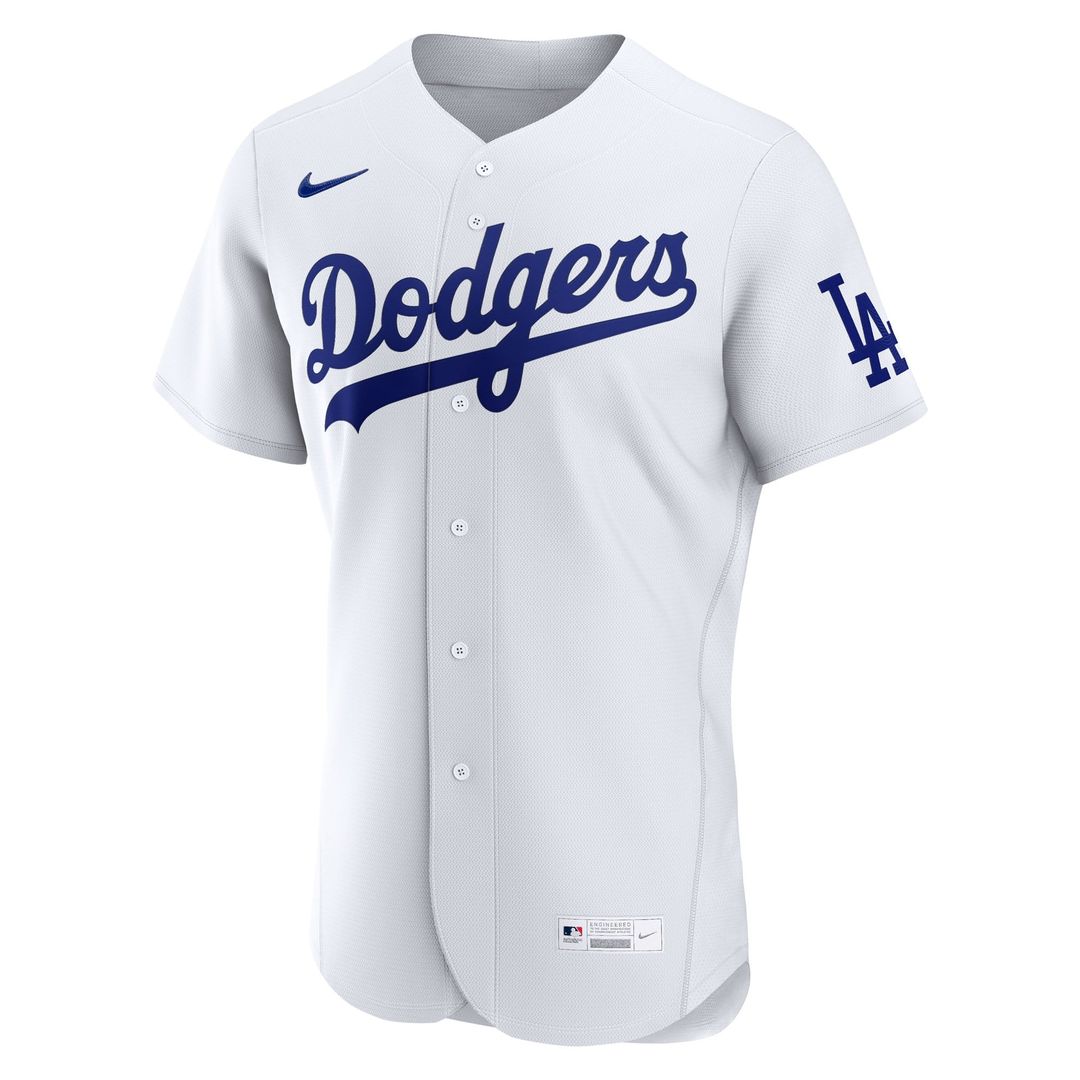 Los Angeles Dodgers White Home Authentic Jersey