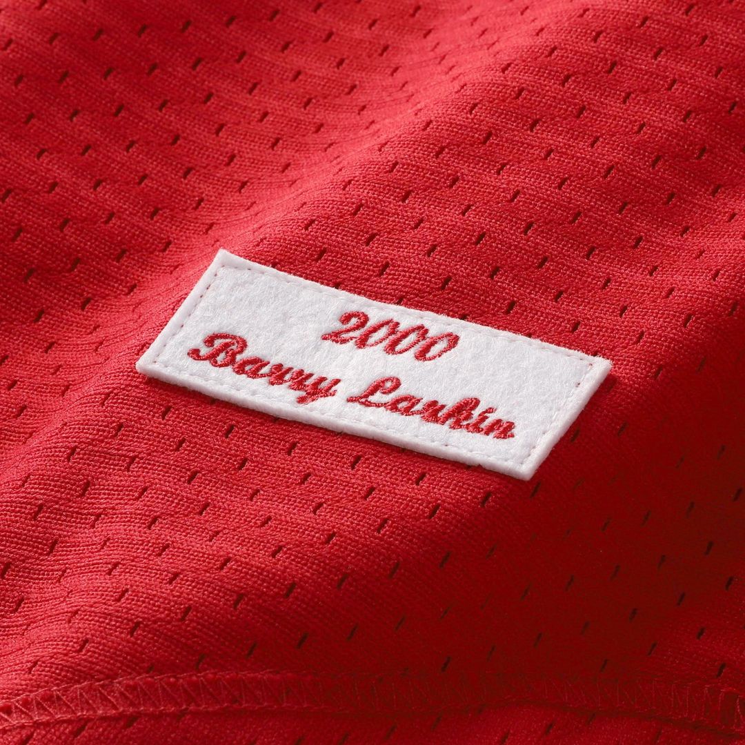 Cincinnati Reds Barry Larkin Red Throwback Cooperstown Mesh Batting Practice Jersey