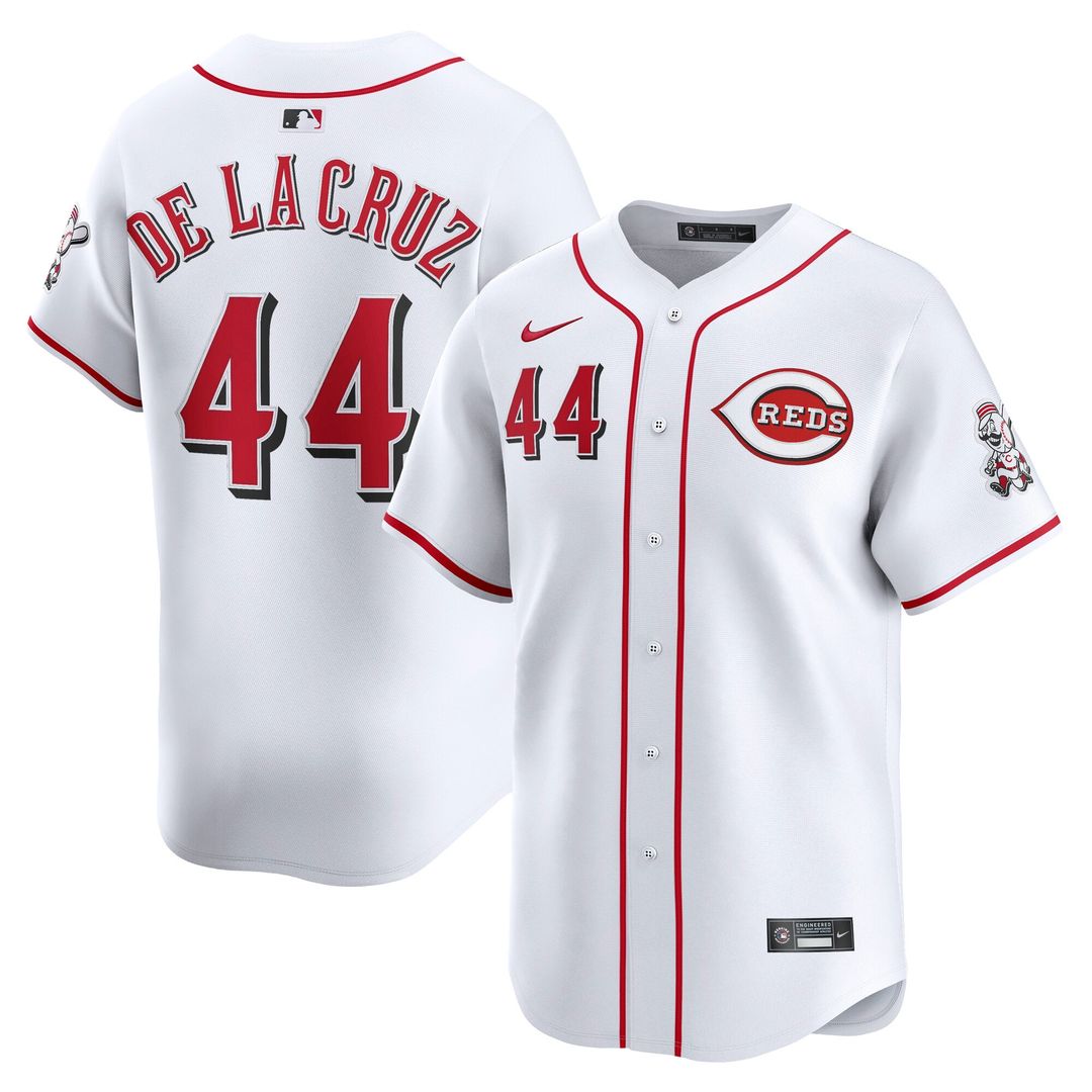Cincinnati Reds Elly De La Cruz Gray Road Limited Player Jersey