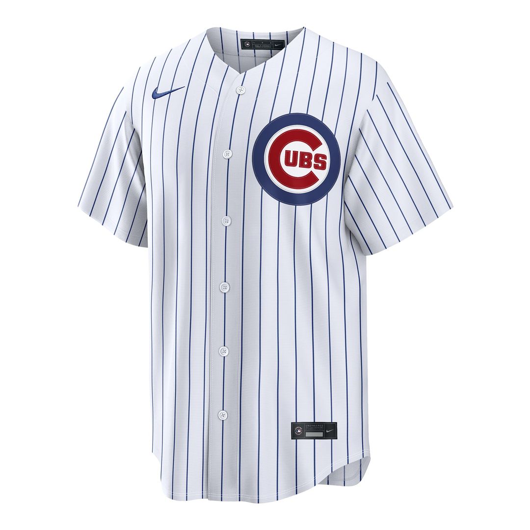 Chicago Cubs Matt Shaw White Home Replica Jersey