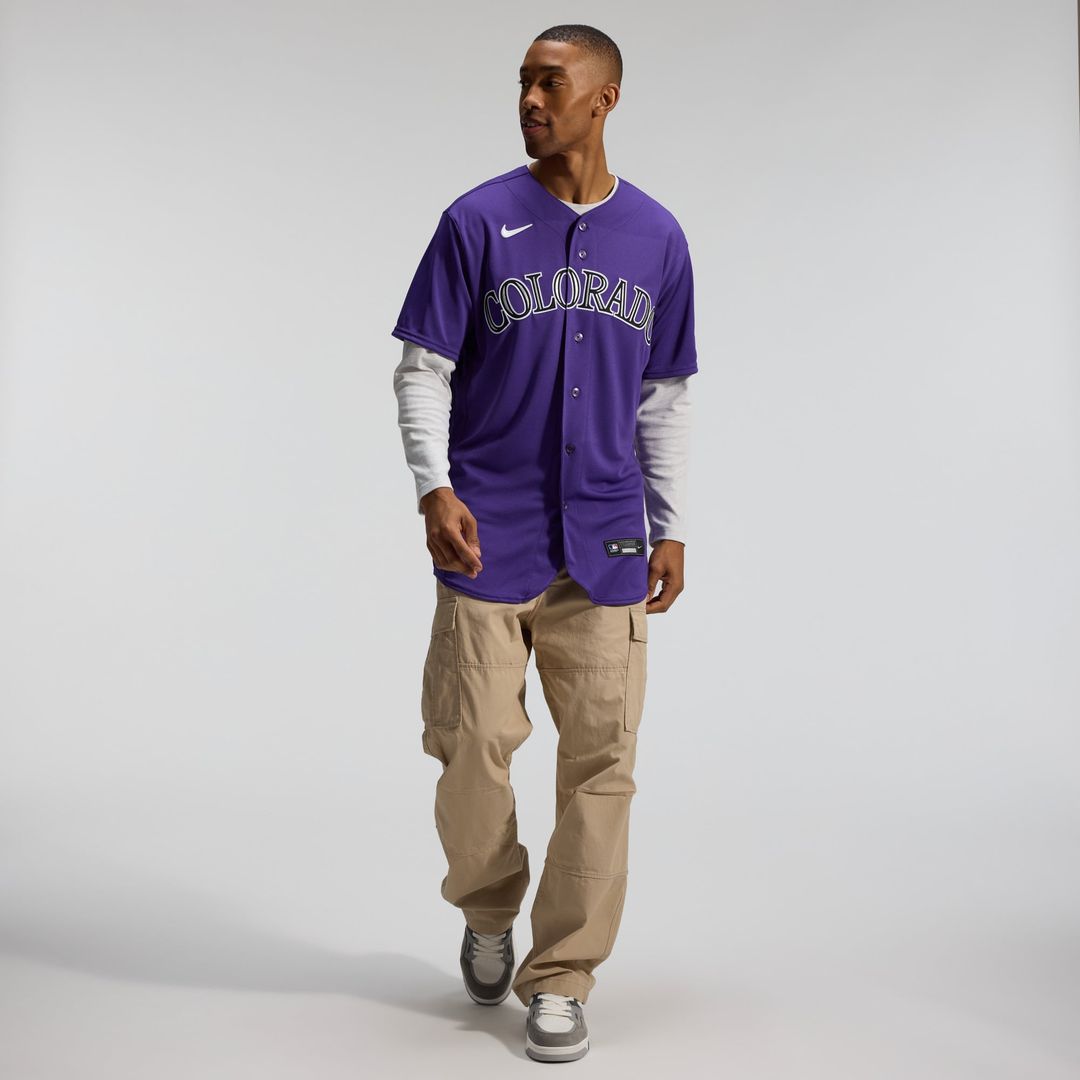 Colorado Rockies Purple Alternate Authentic Jersey