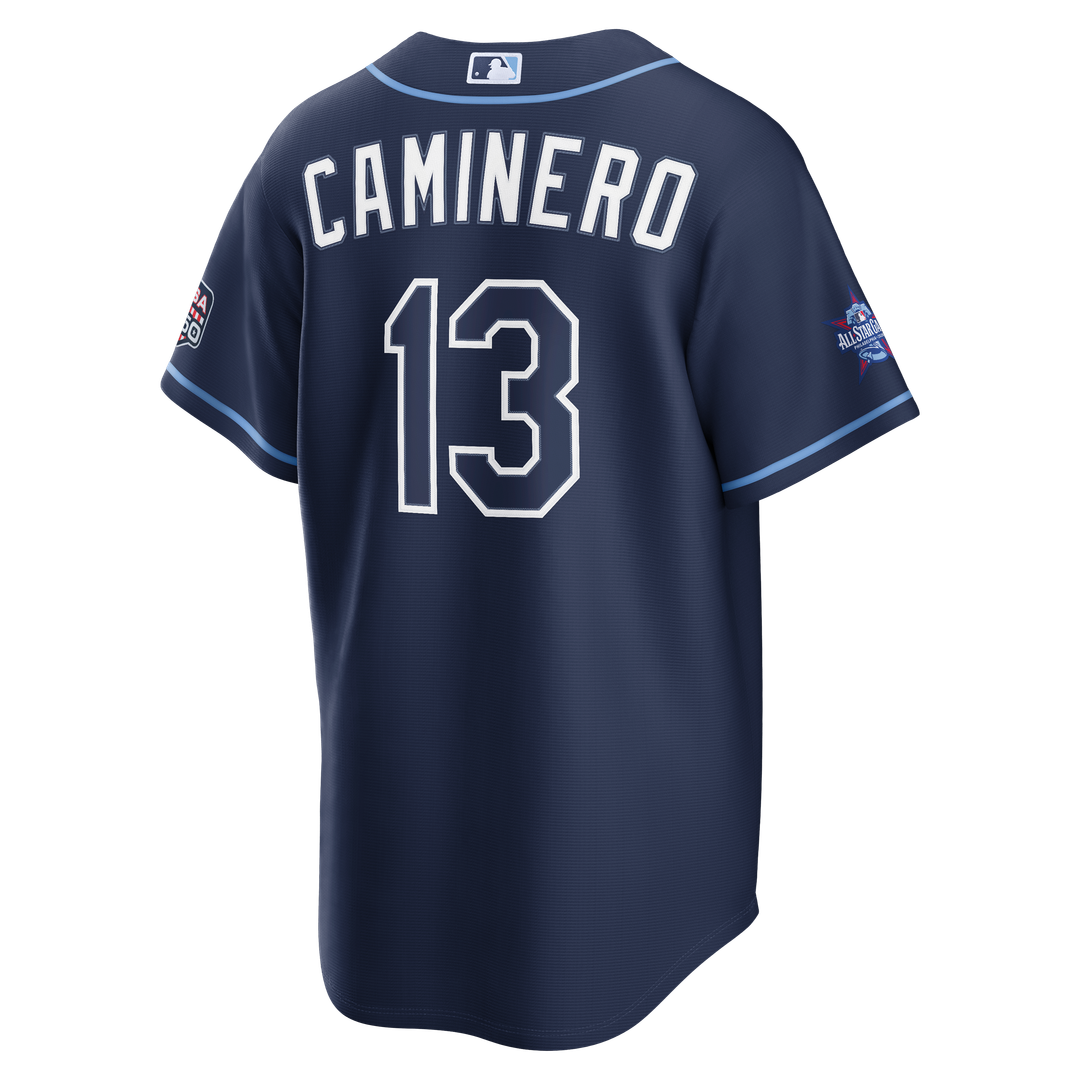 2026 All-Star Game Men's Tampa Bay Rays Junior Caminero Navy Replica Jersey