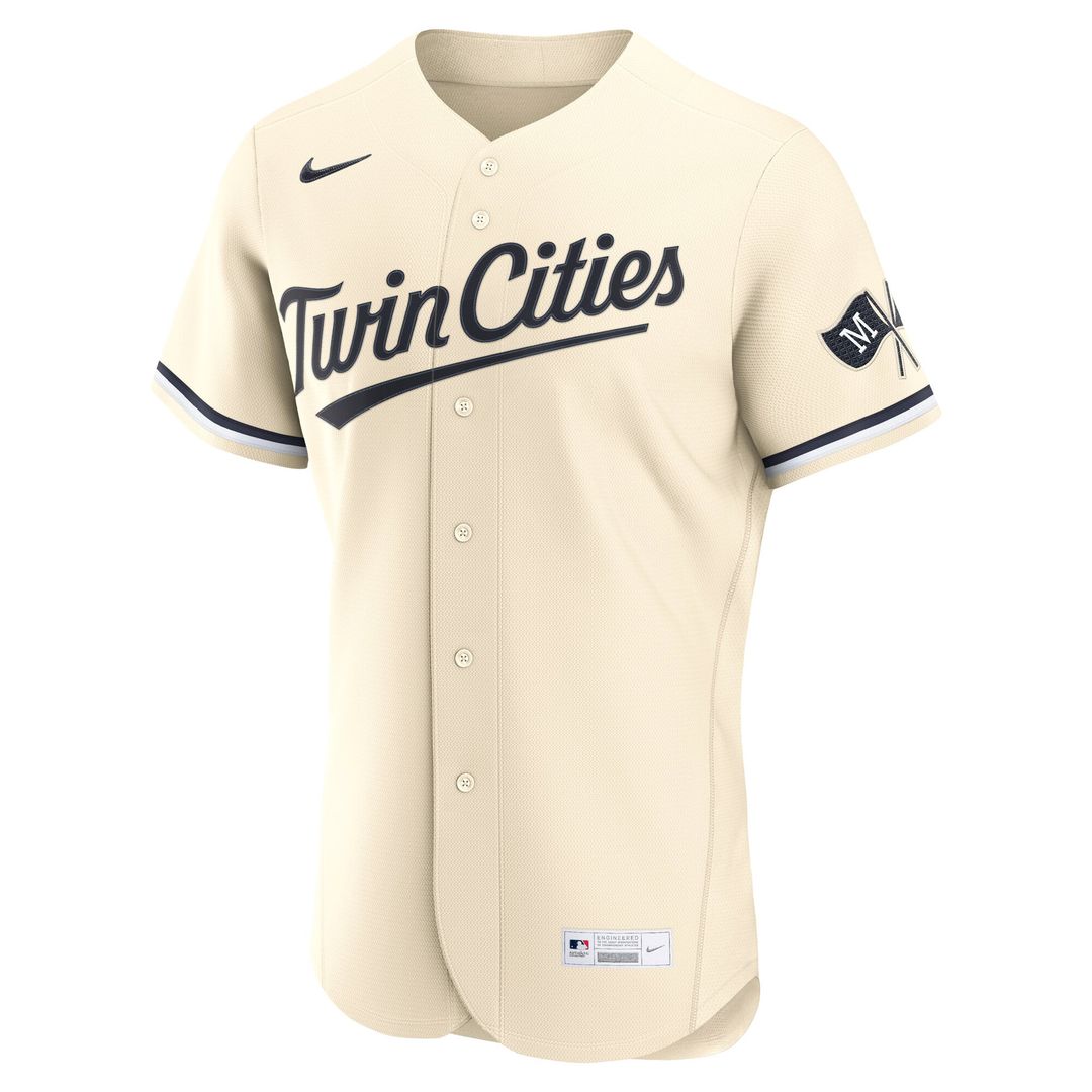 Minnesota Twins Cream Alternate Authentic Jersey