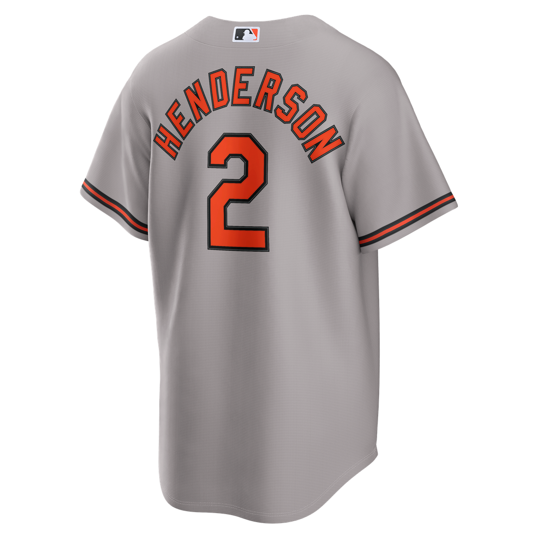 Baltimore Orioles Gunnar Henderson Gray Road Replica Jersey