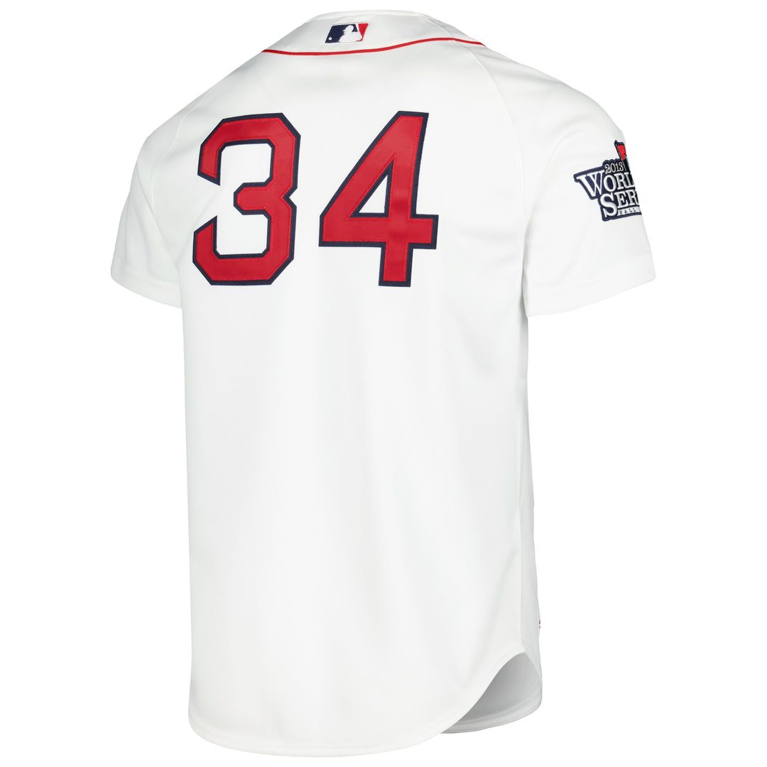 Boston Red Sox David Ortiz White Cooperstown Collection Authentic Jersey