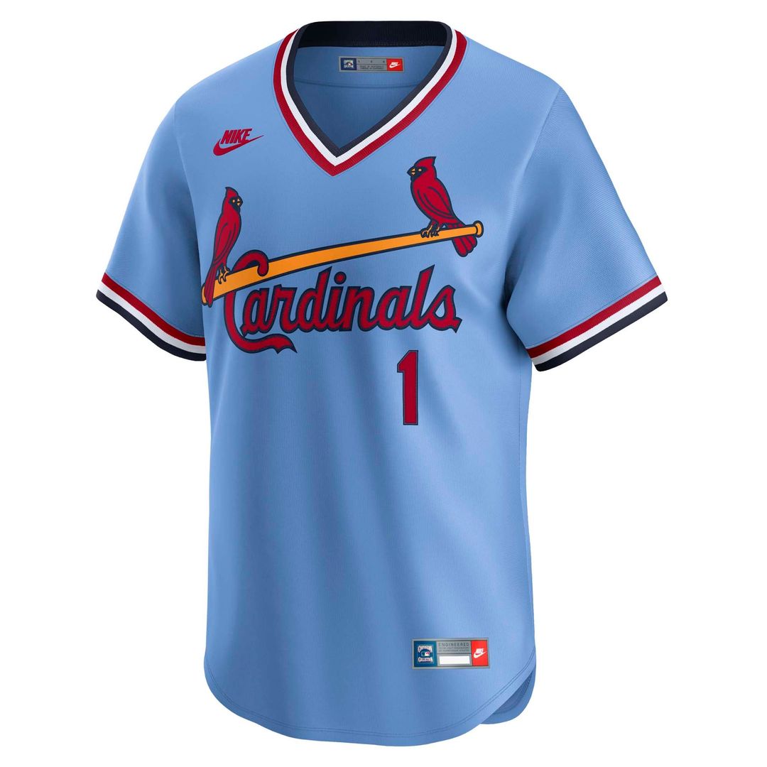 St. Louis Cardinals Ozzie Smith White Throwback Cooperstown Collection Limited Jersey