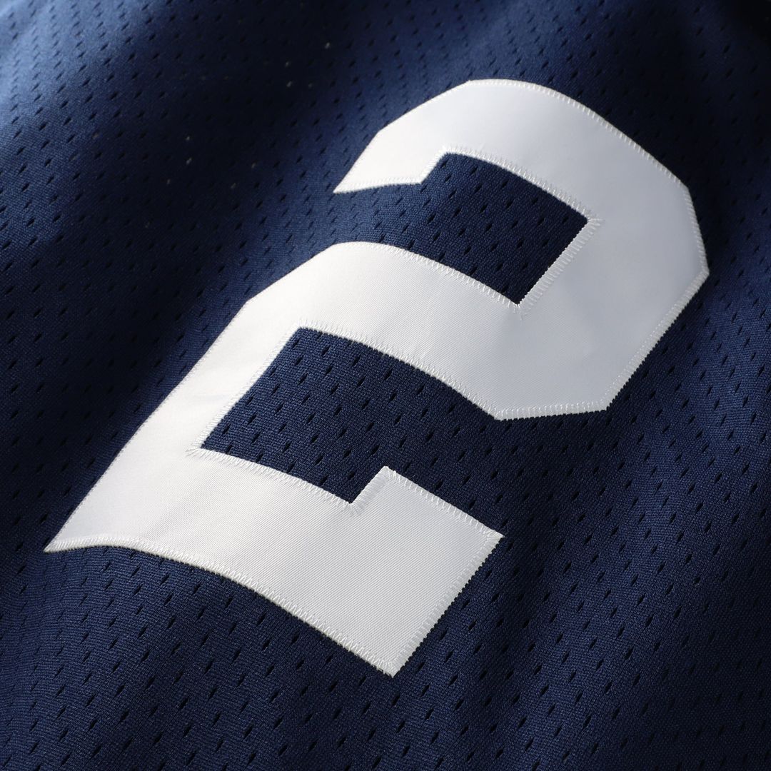 New York Yankees Derek Jeter Navy Cooperstown Collection Mesh Batting Practice Button-Up Jersey