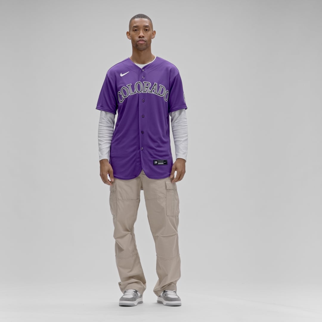 Colorado Rockies Purple Alternate Authentic Jersey