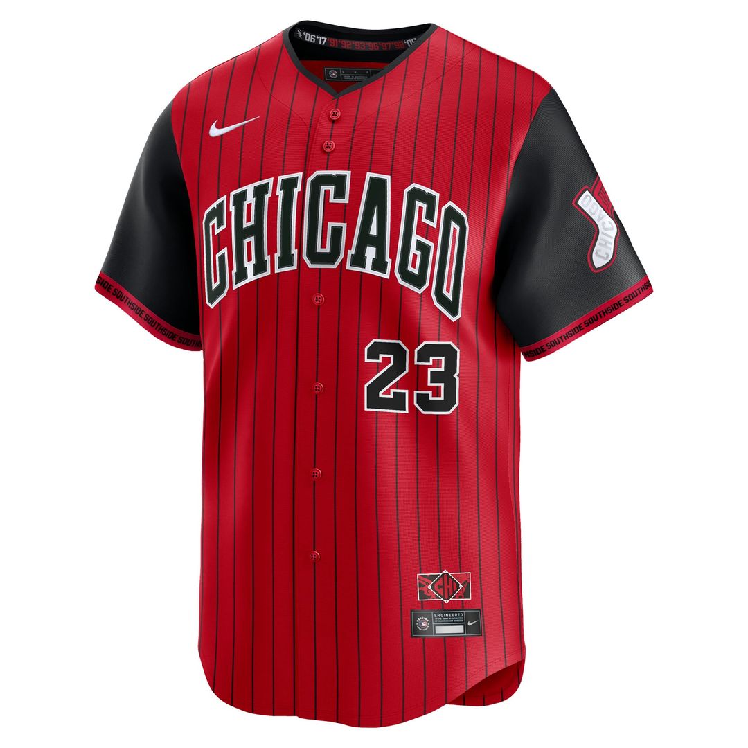 Chicago White Sox Andrew Benintendi Red/Black 2025 City Connect Limited Player Jersey