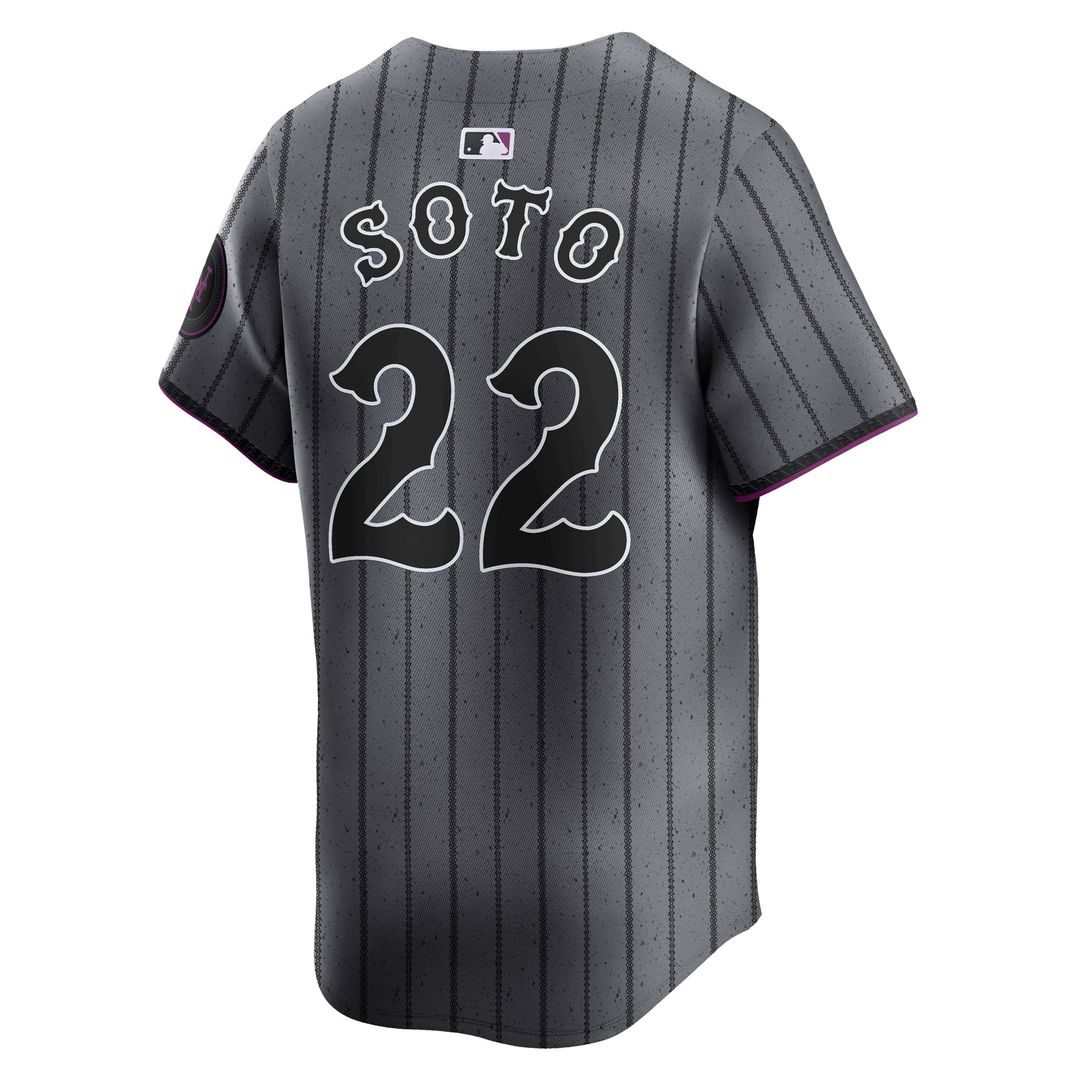 New York Mets Juan Soto Gray City Connect Limited Player Jersey