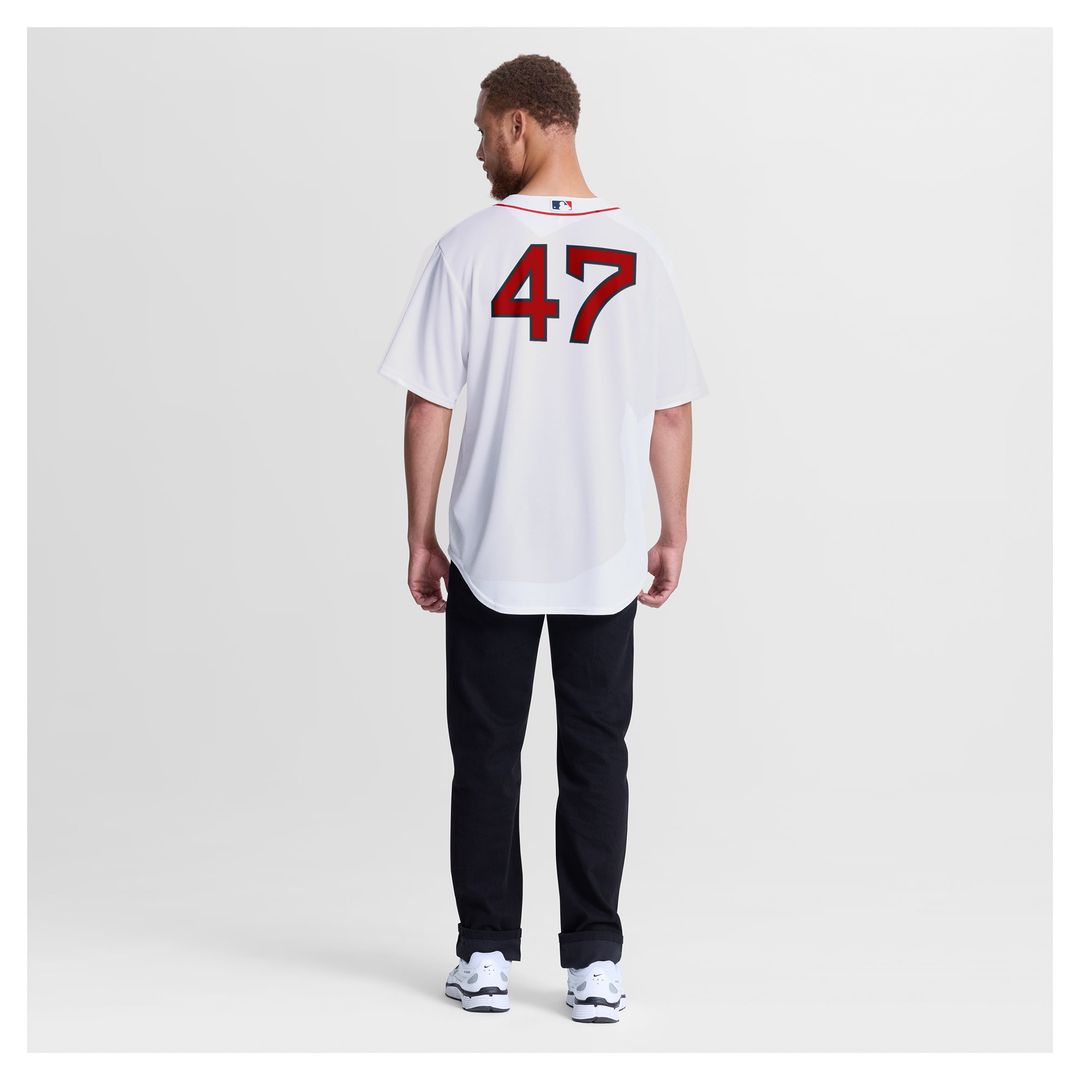 Boston Red Sox Jovani Moran White Home Replica Jersey
