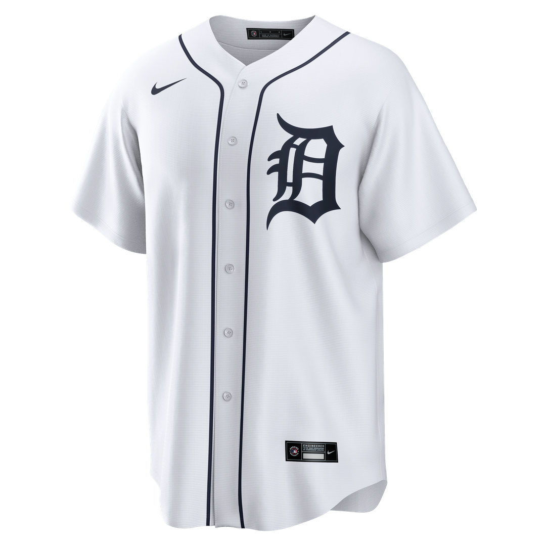 Detroit Tigers Justin Verlander White Home Replica Jersey